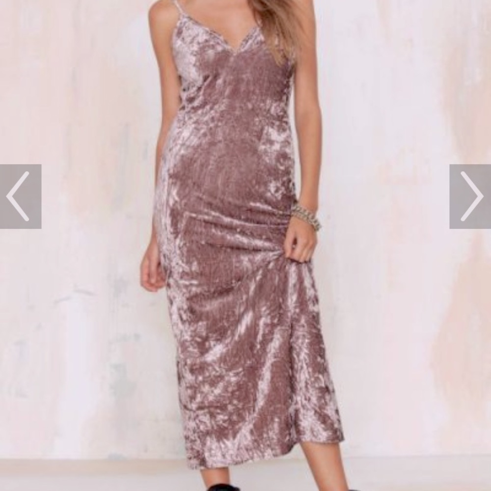 Only hearts Viva Velvet maxi slip